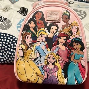 BNWT loungefly disney princess mini backpack